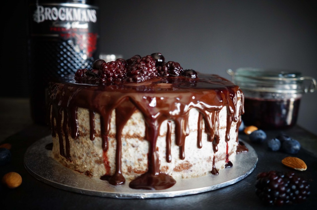 Receta De Brockmans Naked Cake De Moras Y Ar Ndanos